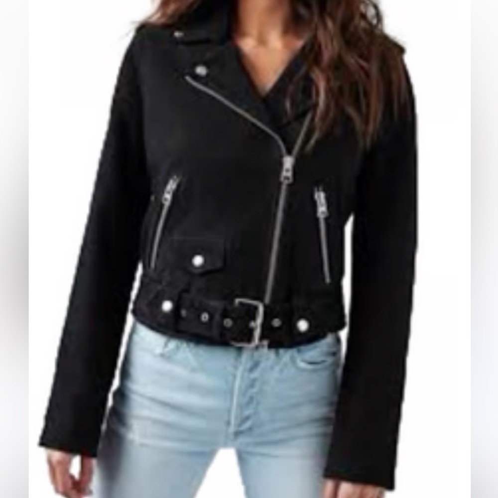 Ashley By 26 International Women's Sz Large Black Leather Jacket - Picture 4 of 7